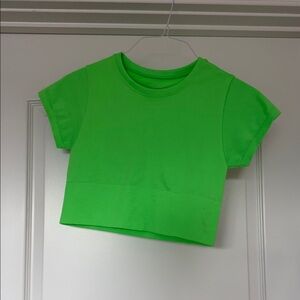 Lime Offline Green women’s workout crop